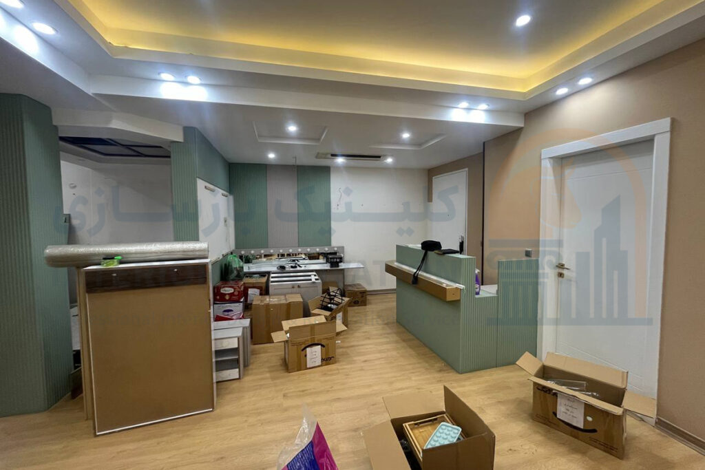 قبل از شروع بازسازی کلینیک