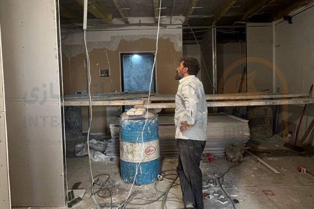 کناف و دیوار کشی کلینیک زیبایی جردن