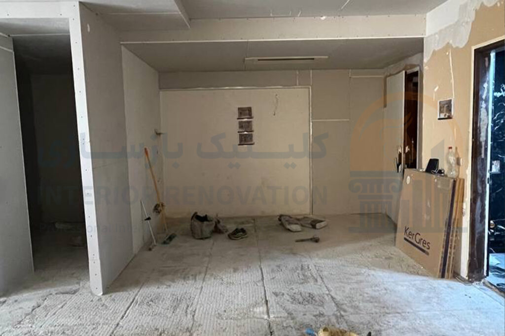 کناف و دیوار کشی کلینیک زیبایی جردن